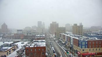 Weather camera view of Akron Beacon Journal.