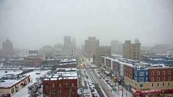 Weather camera view of Akron Beacon Journal.