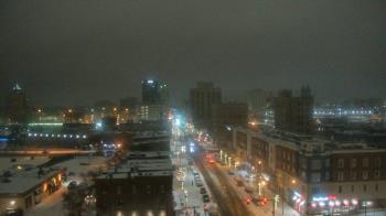 Weather camera view of Akron Beacon Journal.