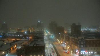 Weather camera view of Akron Beacon Journal.