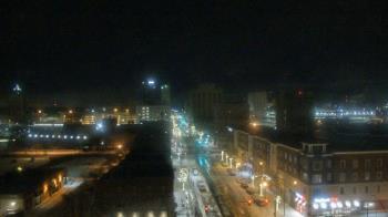 Weather camera view of Akron Beacon Journal.