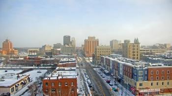 Weather camera view of Akron Beacon Journal.