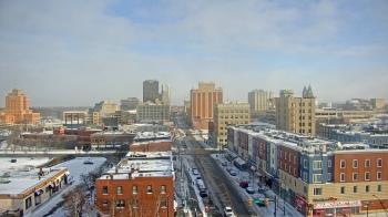 Weather camera view of Akron Beacon Journal.