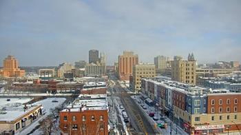 Weather camera view of Akron Beacon Journal.