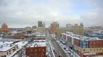 Weather camera view of Akron Beacon Journal.