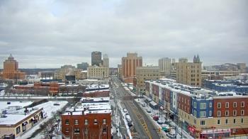 Weather camera view of Akron Beacon Journal.