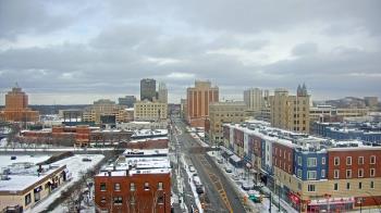 Weather camera view of Akron Beacon Journal.