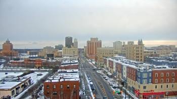 Weather camera view of Akron Beacon Journal.