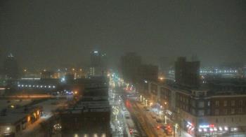 Weather camera view of Akron Beacon Journal.