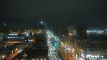 Weather camera view of Akron Beacon Journal.