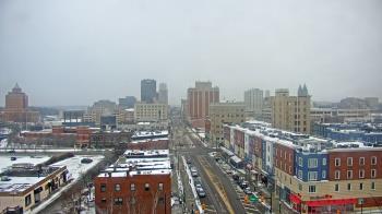 Weather camera view of Akron Beacon Journal.