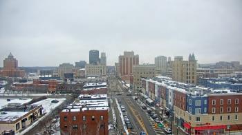 Weather camera view of Akron Beacon Journal.