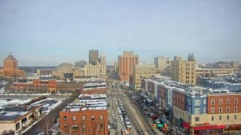 Weather camera view of Akron Beacon Journal.