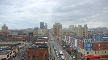 Weather camera view of Akron Beacon Journal.