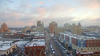 Weather camera view of Akron Beacon Journal.
