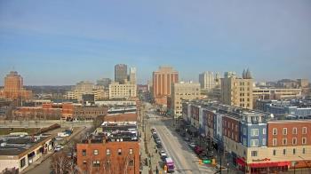 Weather camera view of Akron Beacon Journal.