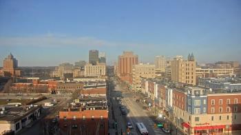 Weather camera view of Akron Beacon Journal.