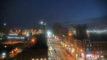 Weather camera view of Akron Beacon Journal.