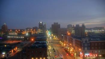 Weather camera view of Akron Beacon Journal.