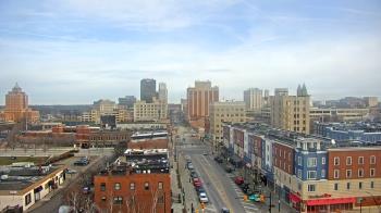 Weather camera view of Akron Beacon Journal.