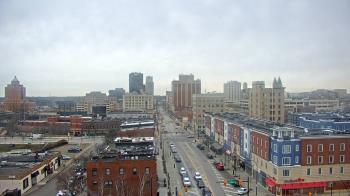 Weather camera view of Akron Beacon Journal.