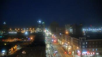 Weather camera view of Akron Beacon Journal.