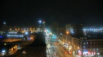 Weather camera view of Akron Beacon Journal.