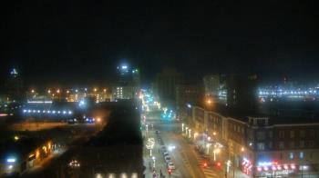 Weather camera view of Akron Beacon Journal.