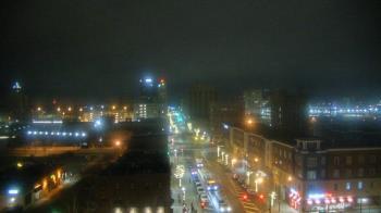 Weather camera view of Akron Beacon Journal.