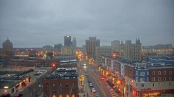 Weather camera view of Akron Beacon Journal.