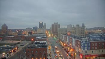 Weather camera view of Akron Beacon Journal.