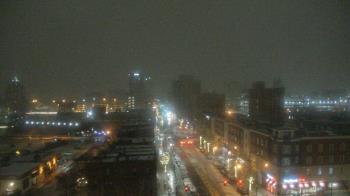 Weather camera view of Akron Beacon Journal.