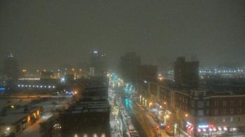Weather camera view of Akron Beacon Journal.