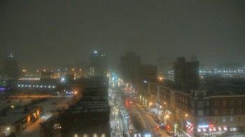 Weather camera view of Akron Beacon Journal.