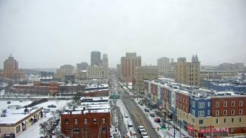 Weather camera view of Akron Beacon Journal.