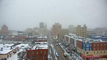 Weather camera view of Akron Beacon Journal.