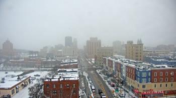 Weather camera view of Akron Beacon Journal.