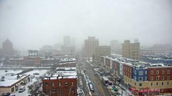 Weather camera view of Akron Beacon Journal.