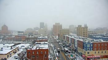 Weather camera view of Akron Beacon Journal.