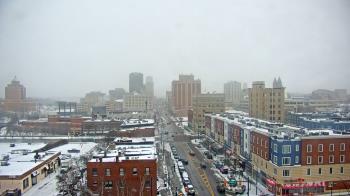 Weather camera view of Akron Beacon Journal.