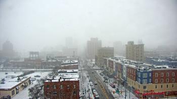 Weather camera view of Akron Beacon Journal.