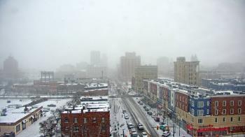 Weather camera view of Akron Beacon Journal.