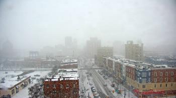 Weather camera view of Akron Beacon Journal.