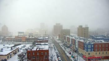 Weather camera view of Akron Beacon Journal.