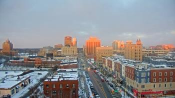 Weather camera view of Akron Beacon Journal.