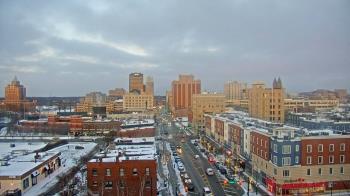 Weather camera view of Akron Beacon Journal.