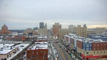 Weather camera view of Akron Beacon Journal.