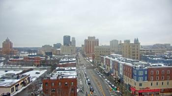 Weather camera view of Akron Beacon Journal.