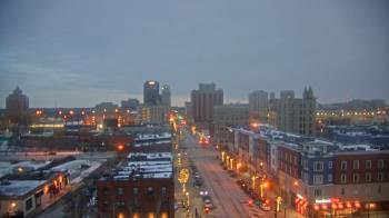 Weather camera view of Akron Beacon Journal.