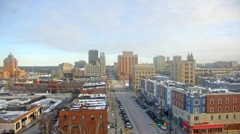 Weather camera view of Akron Beacon Journal.